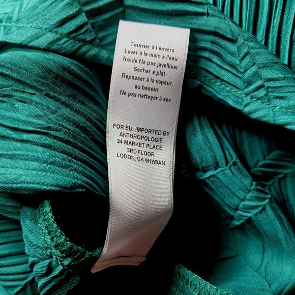 Anthropologie Current Air Collared Puff-Sleeved Blouse - Picture 7 of 8